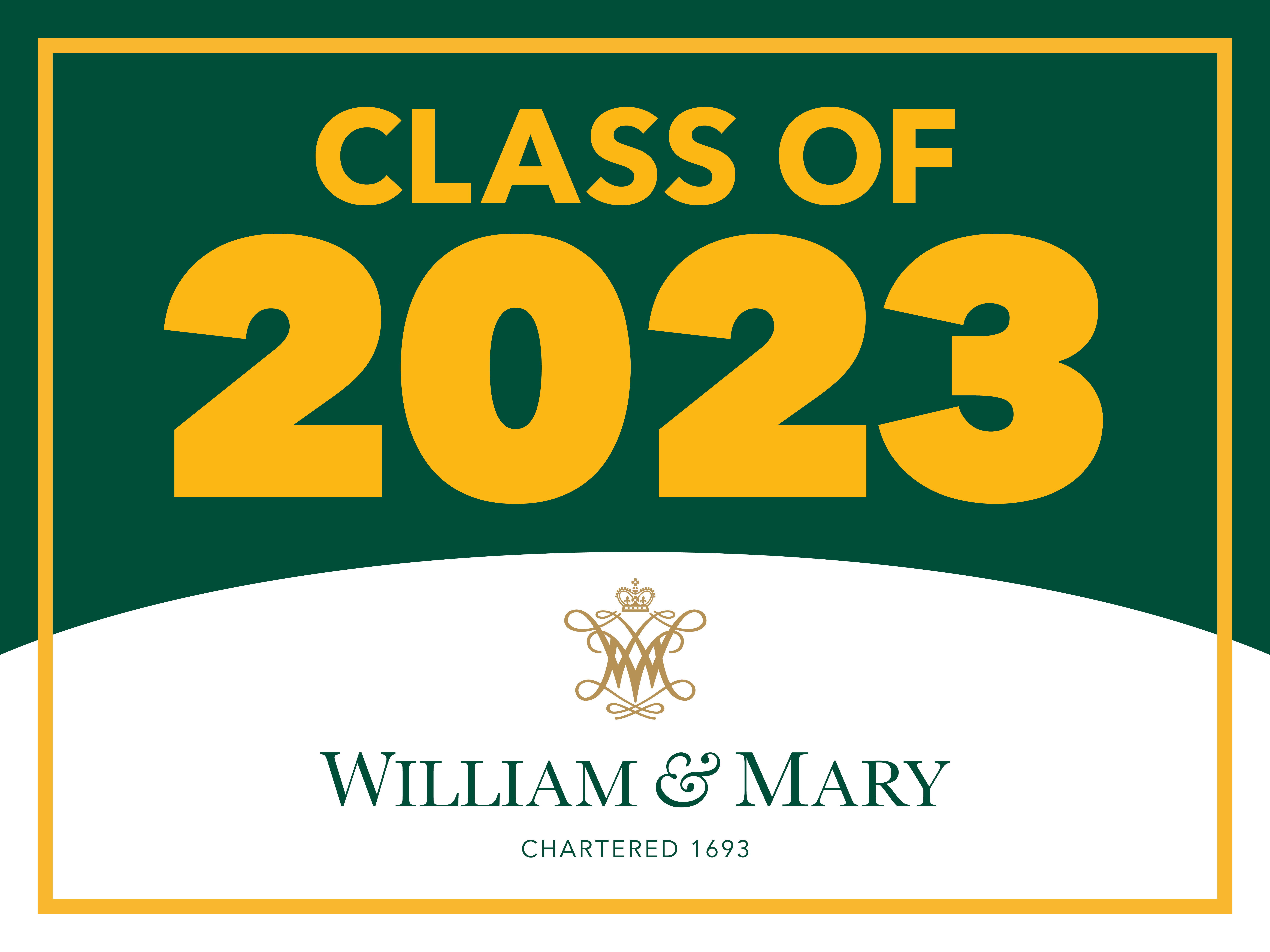 2023 Commencement Yard Sign