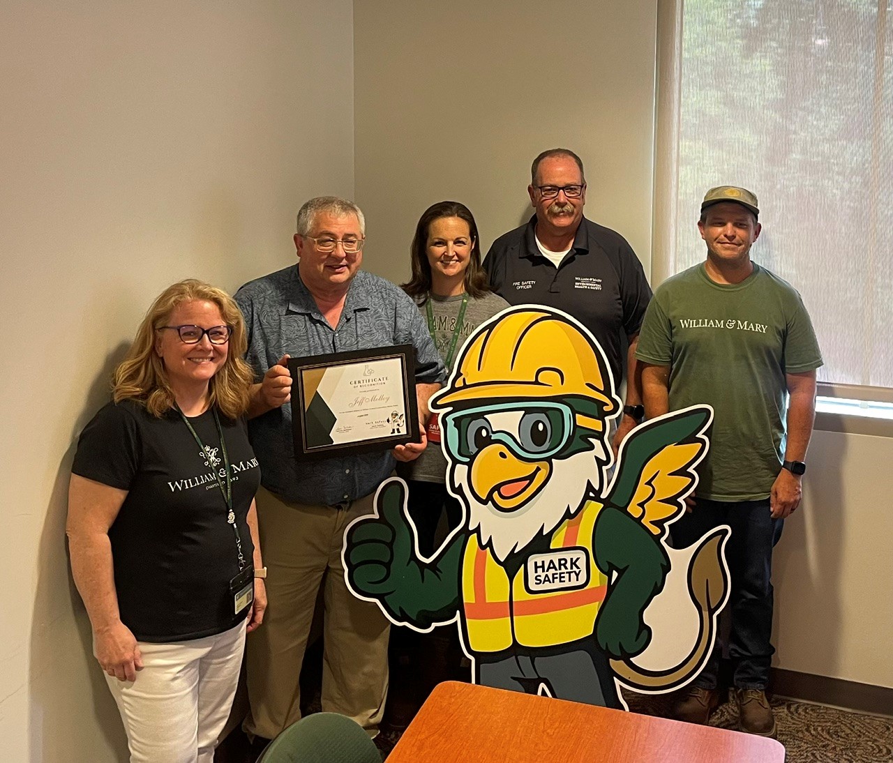 August 2026 Safety Champion Recipient, Jeff Molloy