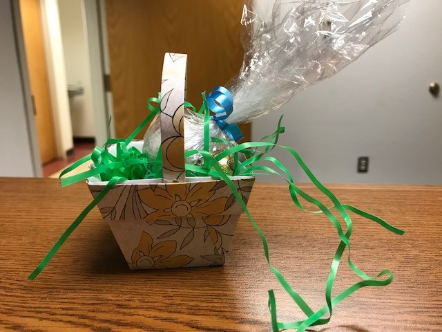 Handmade Easter Basket by FM Staff Member 2018