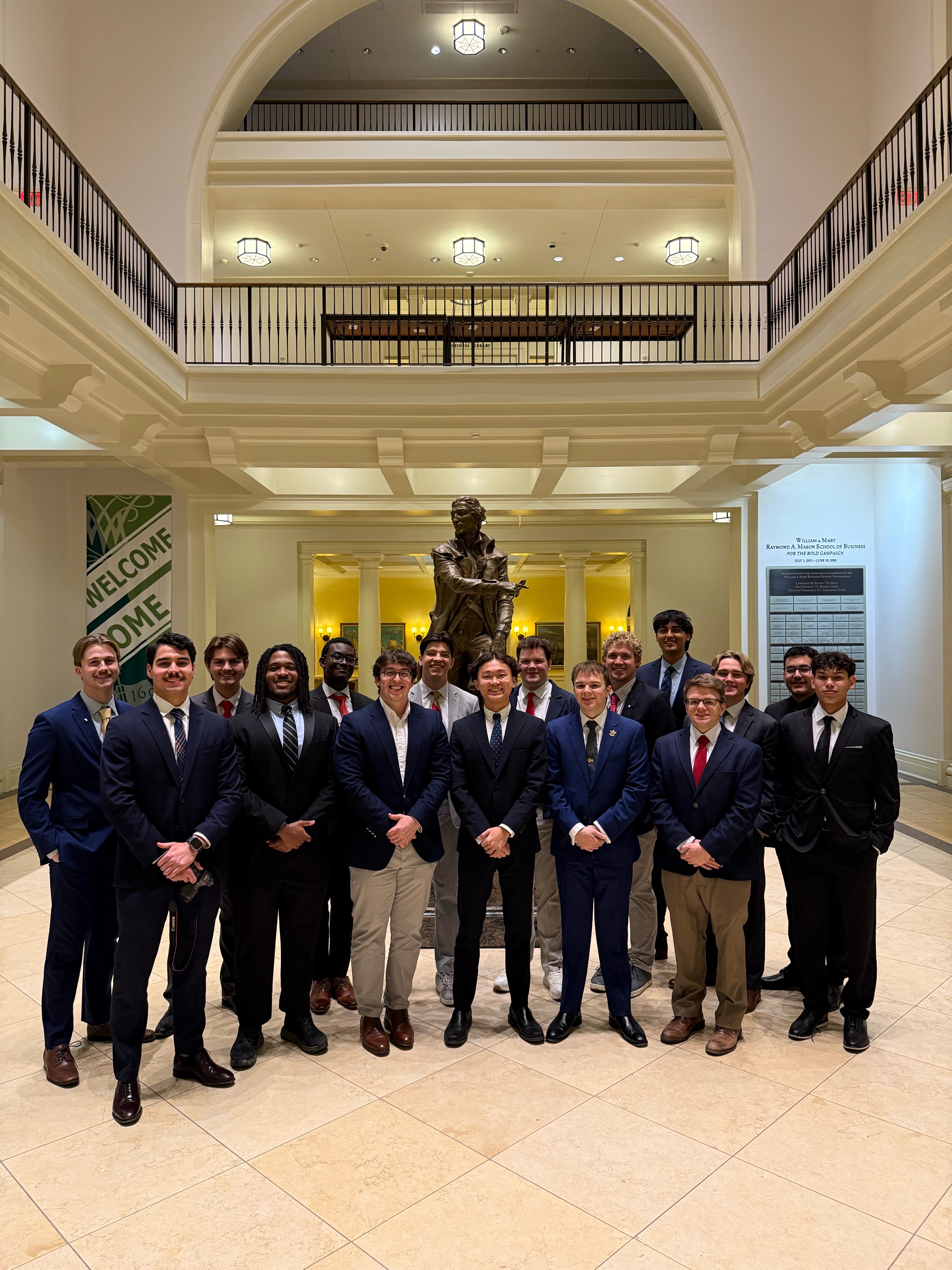 Members of Pi Kappa Alpha after joining.