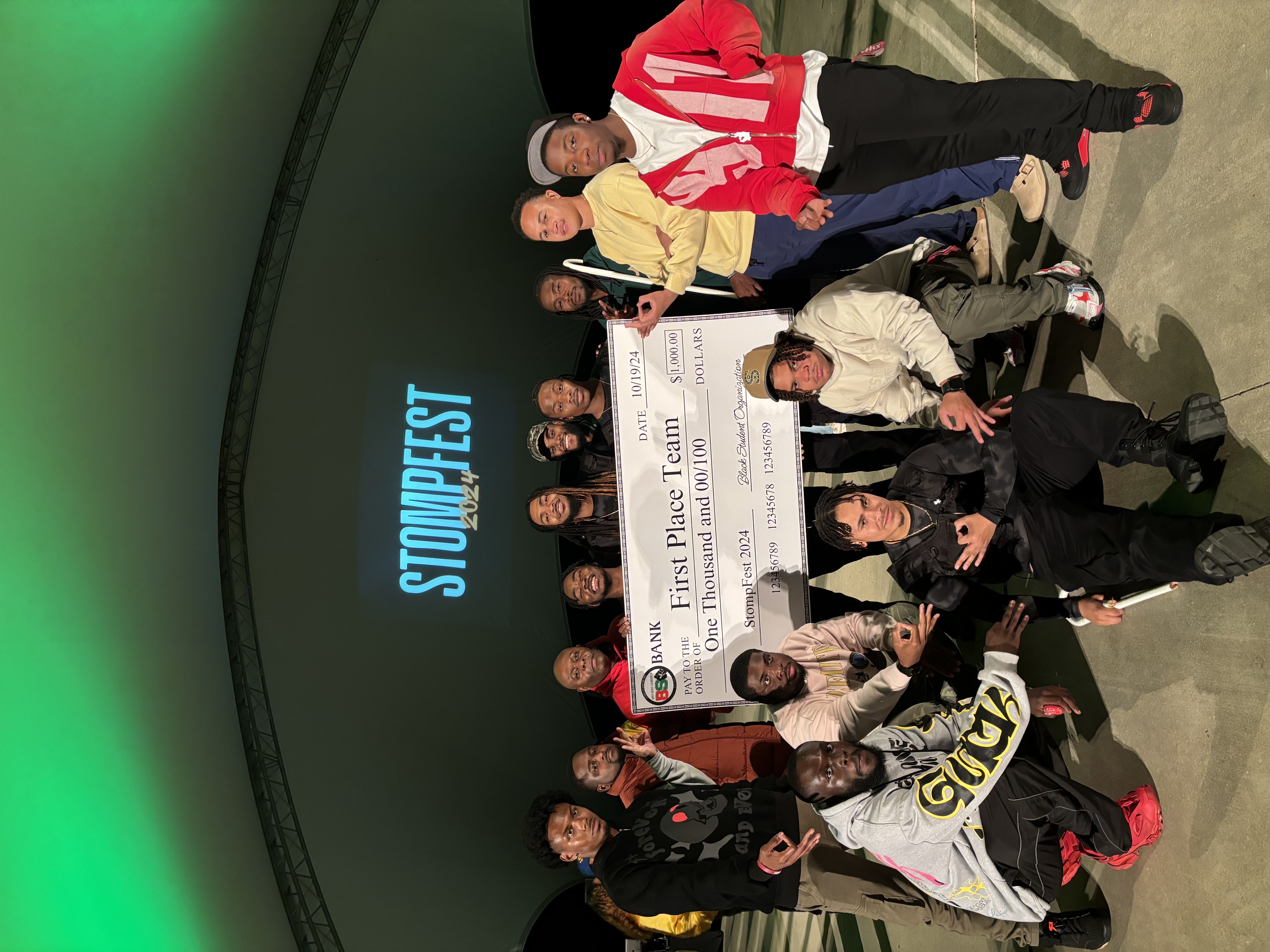 Kappa Alpha Psi wins first place for Stompfest 2024.