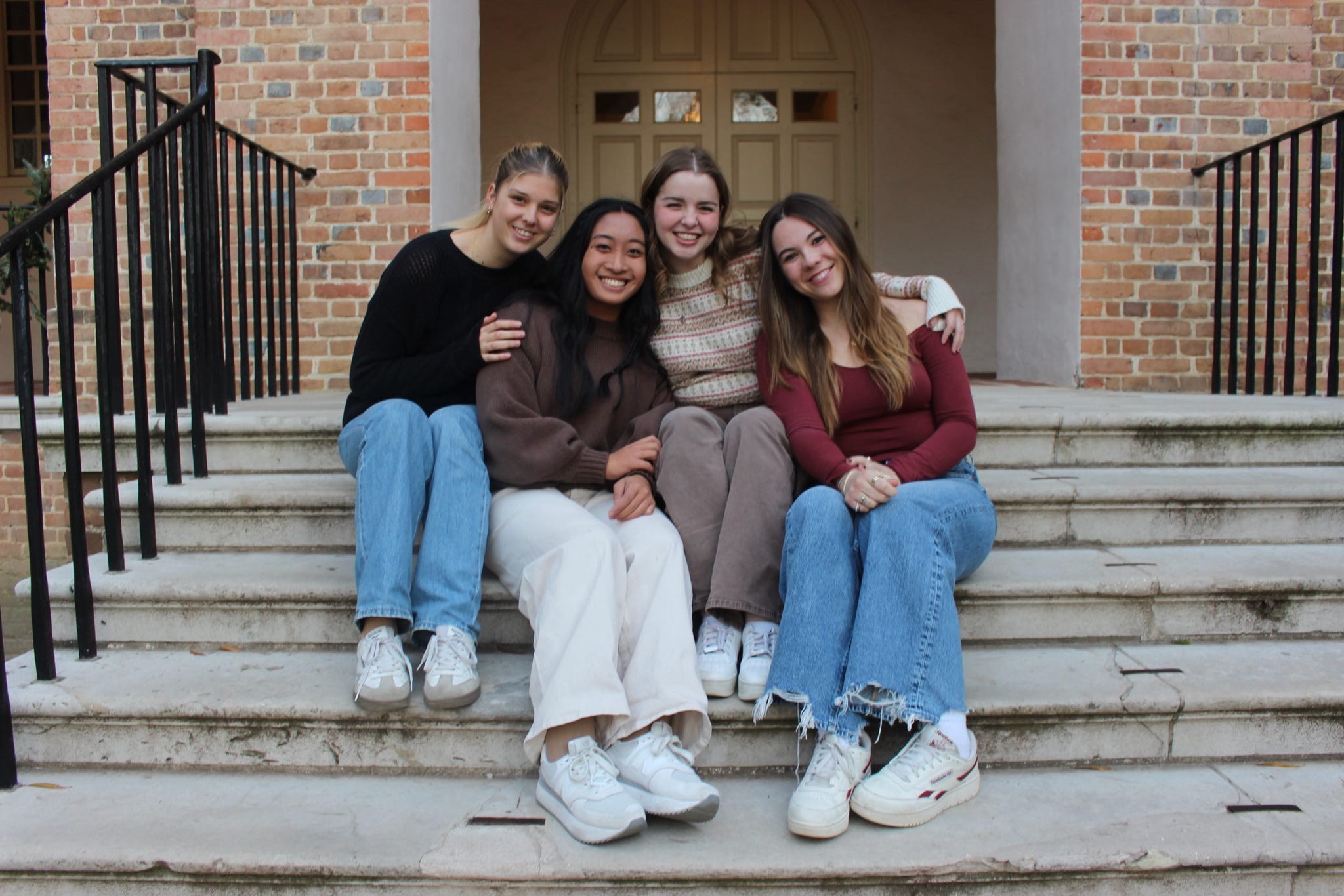 AXO Members on the steps of Wren