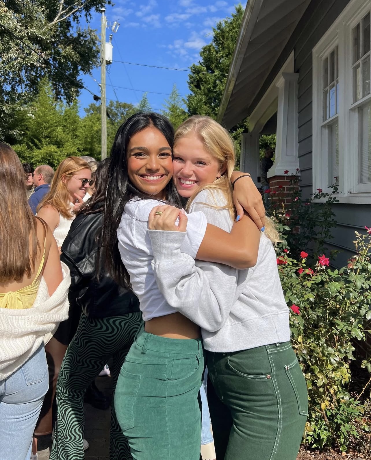 Kappa members hugging