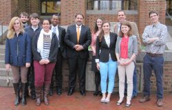 Dr. Alex Dehgan with AidData student research assistants and staff