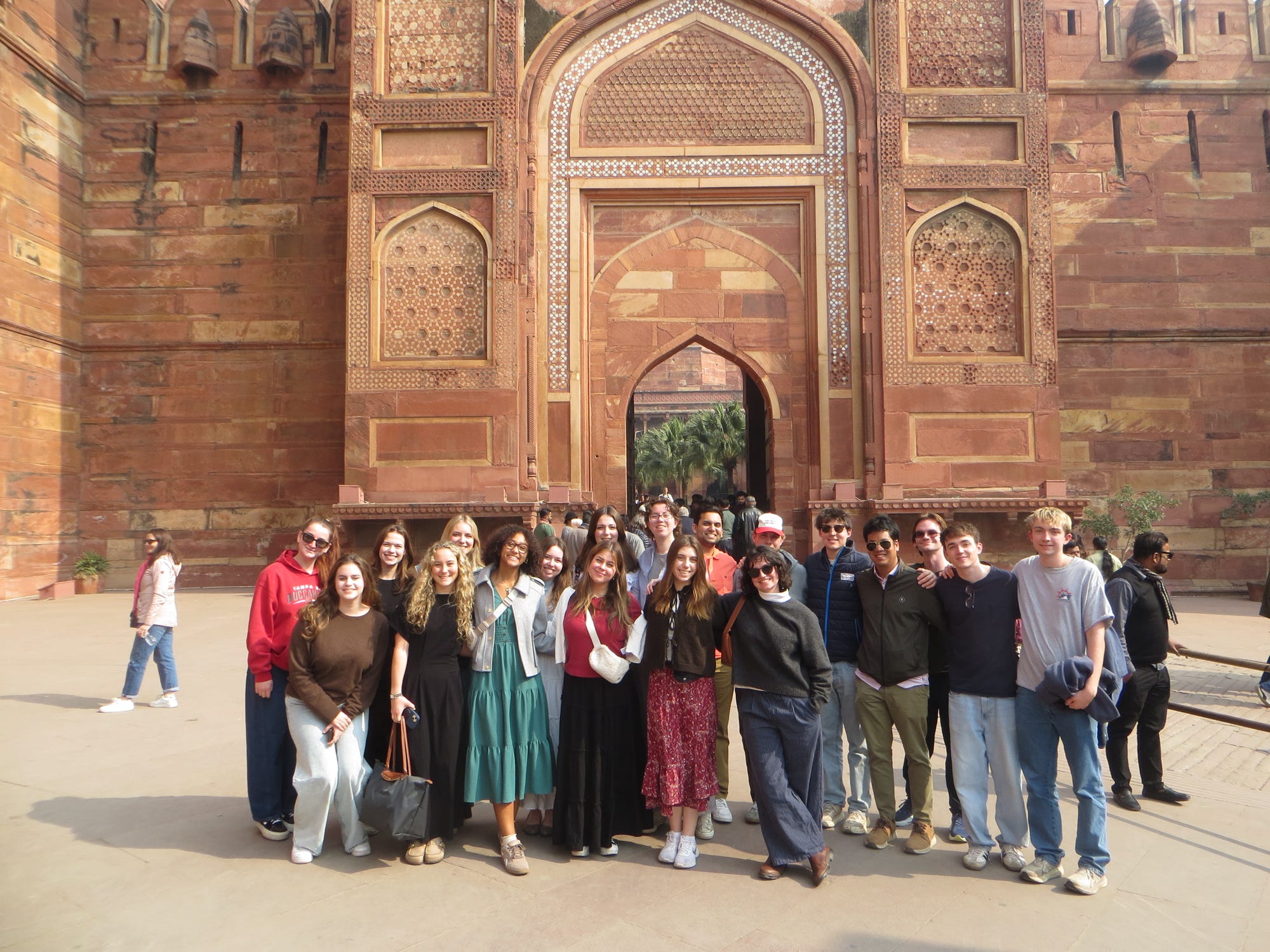 Students in the Global Scholars Program visit India. In the 2025-2026 academic year, the Global Scholars Program successfully introduced an American Statecraft cohort. (GRI photo)