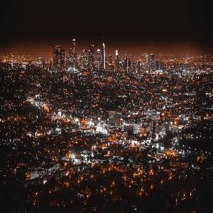 City Skyline at Night.