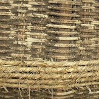 Woven basket detail