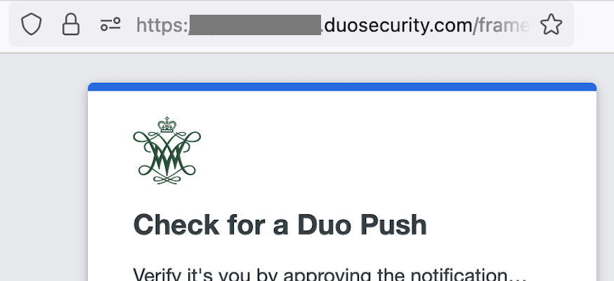 duo security url