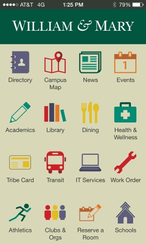 W&M gets a new mobile application in 2014