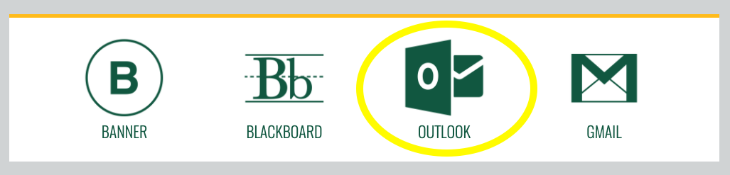 Use the Outlook Icon on myW&amp;M