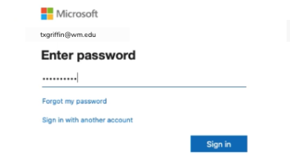 password