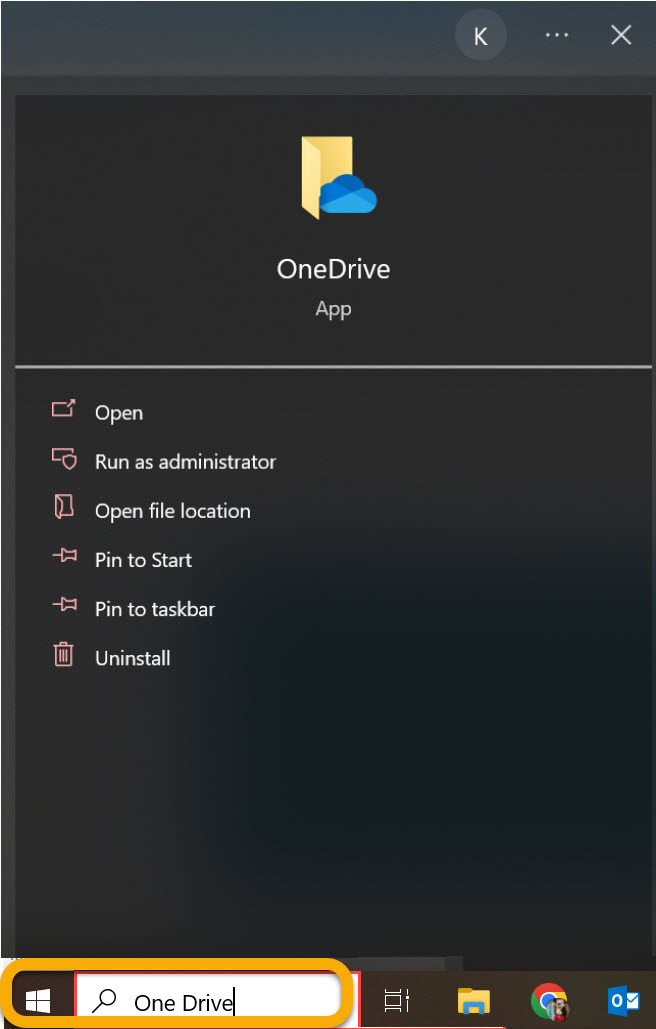 Windows Explorer OneDrive