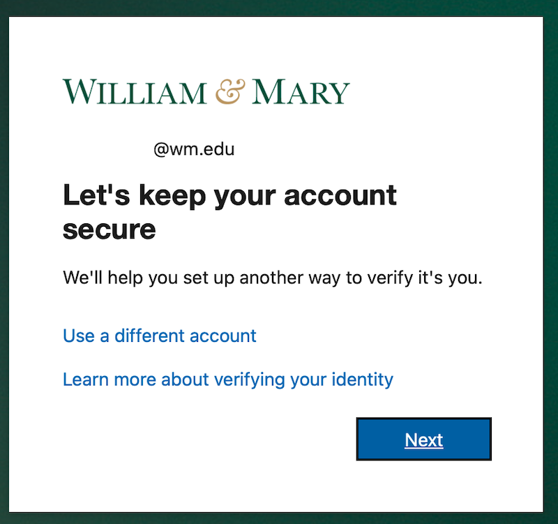 microsoft mfa onboarding start