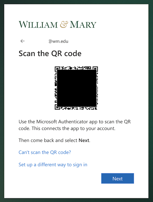 microsoft mfa onboarding add account to authenticator