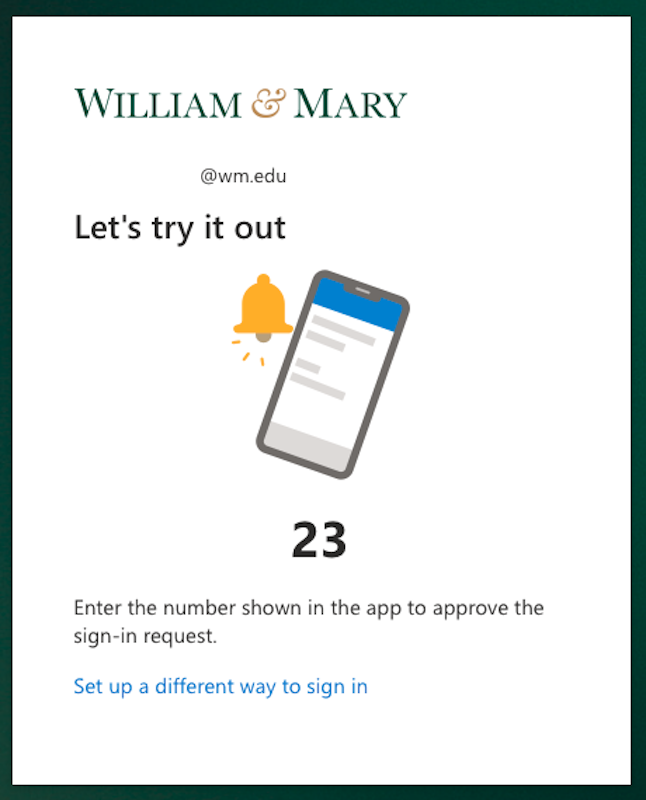 microsoft mfa onboarding confirm account in authenticator