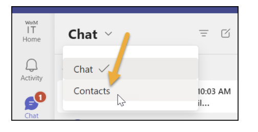 Chat Contacts