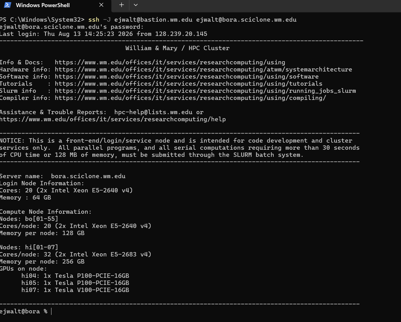 ssh through bastion to host