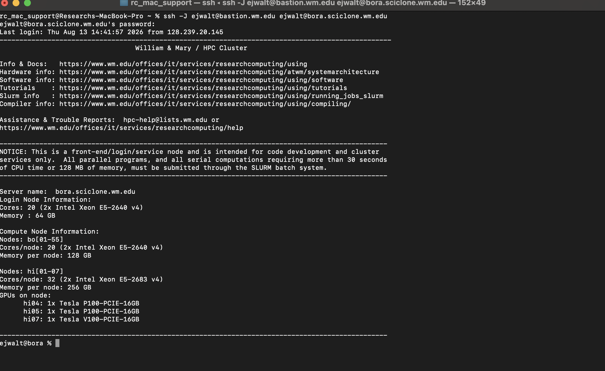 ssh through bastion to host