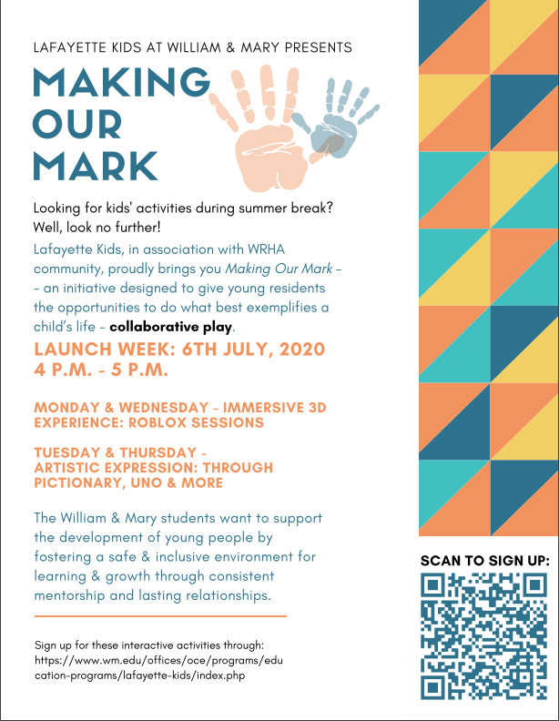 Making Our Mark 2020 Flyer