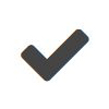 Black Check Mark Icon