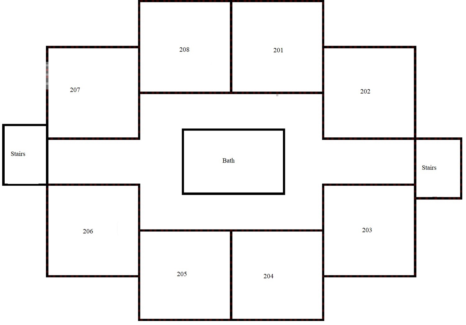 Lion M second floor plan