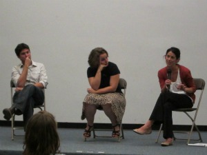 Pulitzer Center grantees David Rochkind, Jina Moore and Stephanie Hanes