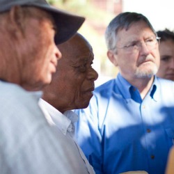 David Aday conducting fieldwork in the Dominican Republic