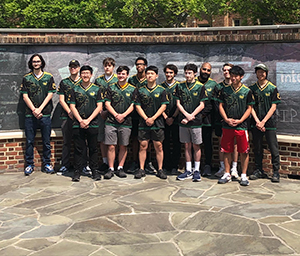 Group photo of some of William & Mary’s teams at the 2022 EGF & Intel Esports Championship (Pictured: Chess, FIFA, and Smash)  May 1, 2022.