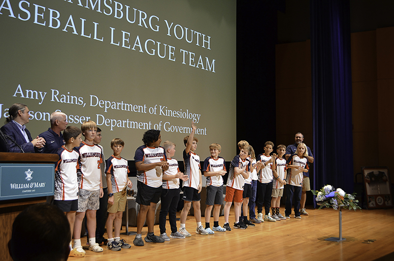 The Williamsburg Youth Baseball League Team (Photo: Haley Englert)