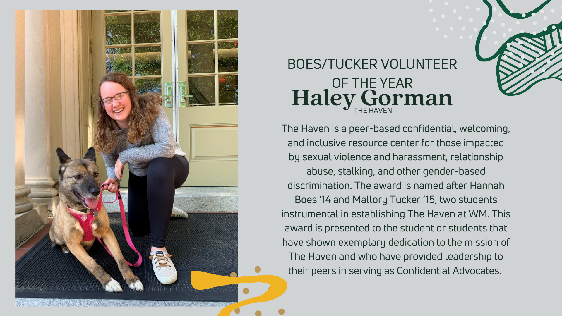 Boes/Tucker Volunteer of the Year
