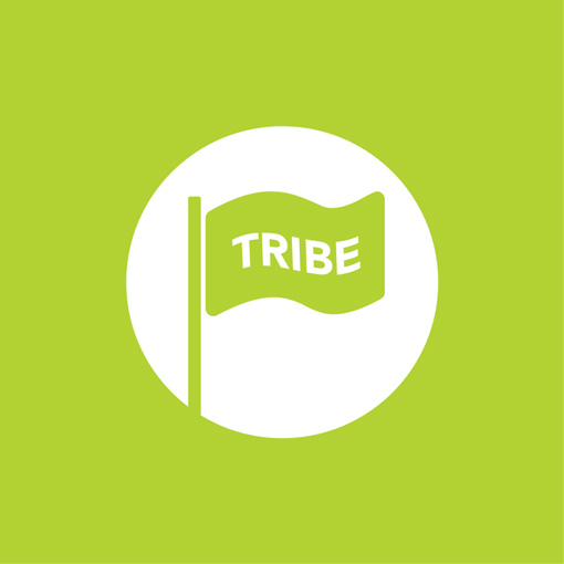 Icon of a flag with Tribe text