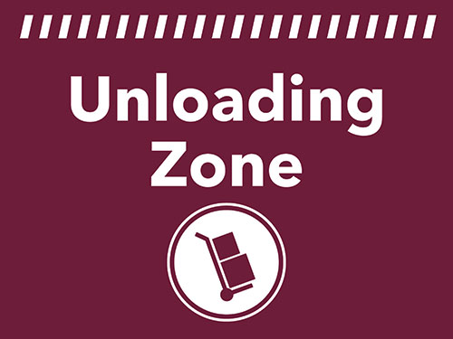 Unloading Zone Sign