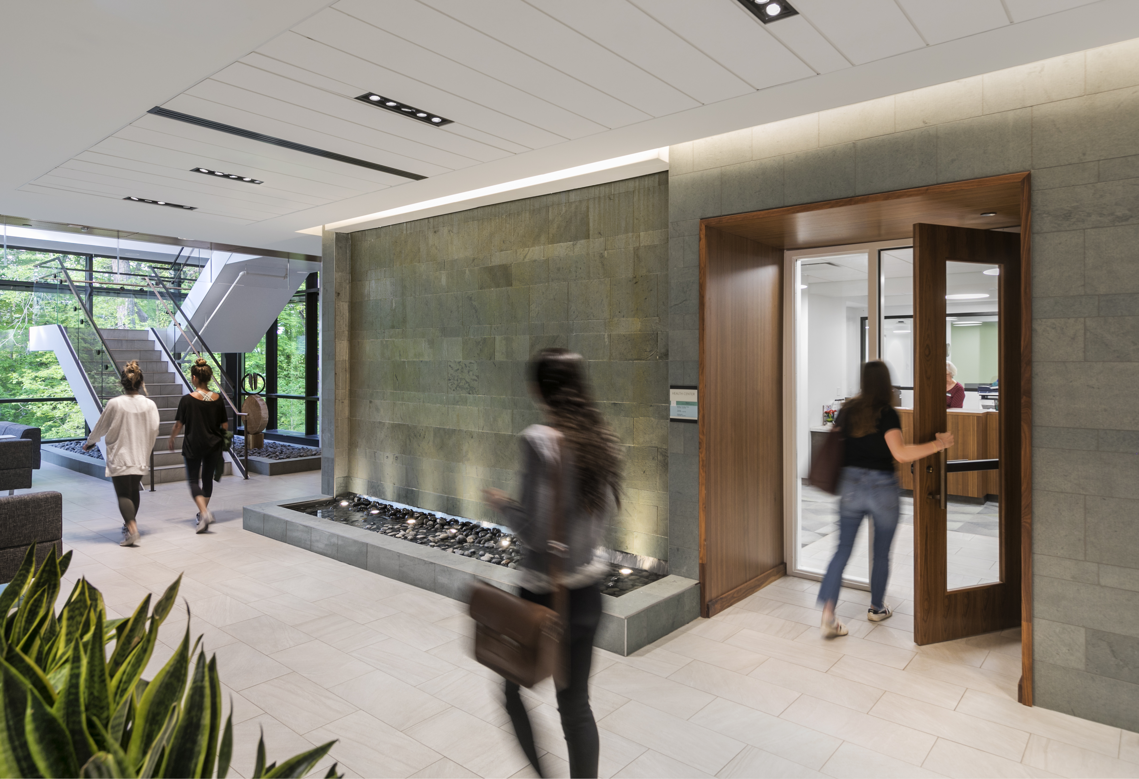 The Student Health Center is located on the First Floor of the McLeod Tyler Wellness Center, in the heart of the Student Life Neighborhood.