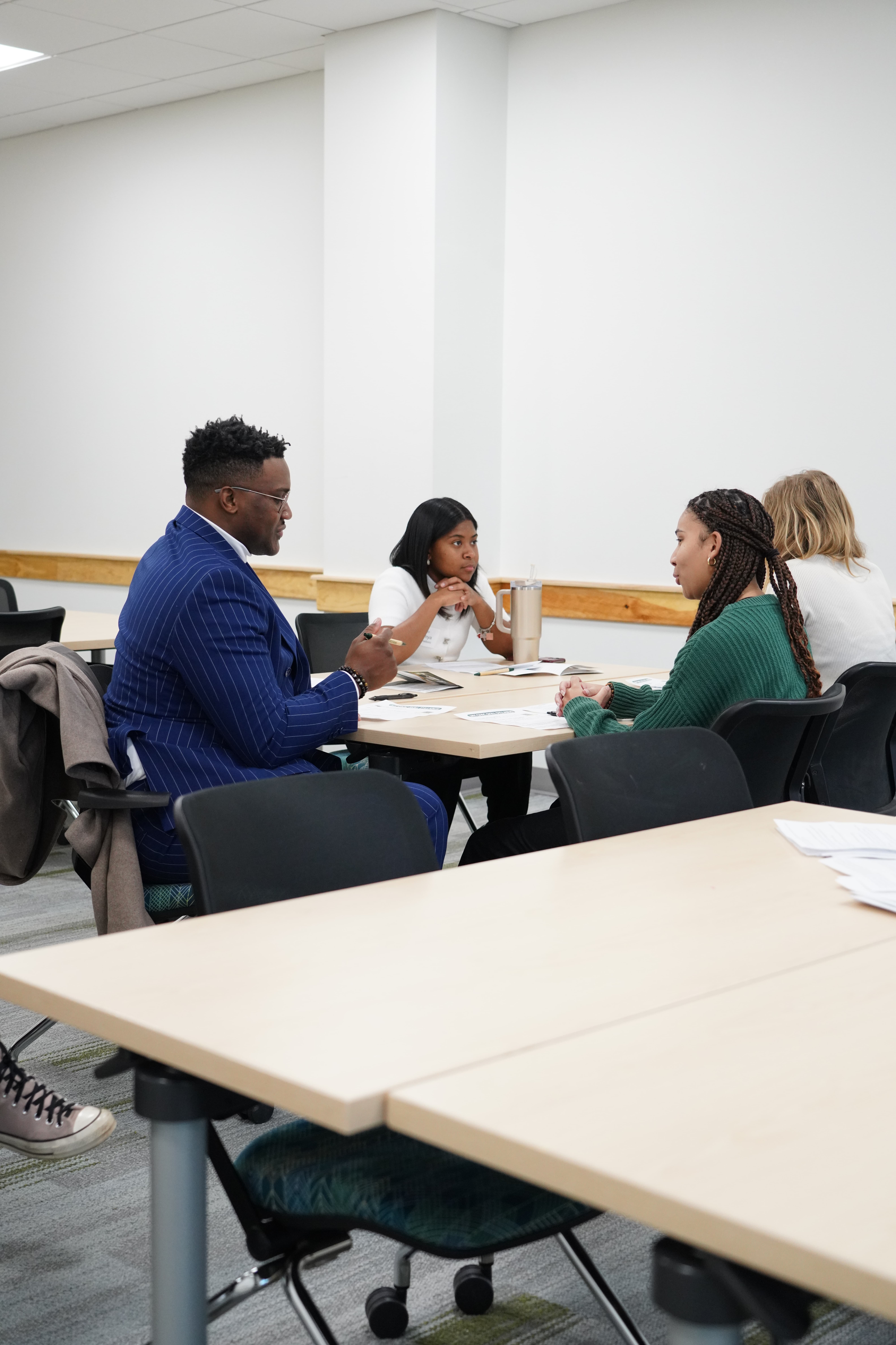 Attendees discuss personal goals in breakout session entitled “But How? Sharpening Our Personal Civic Skills to Work with Others for Change”