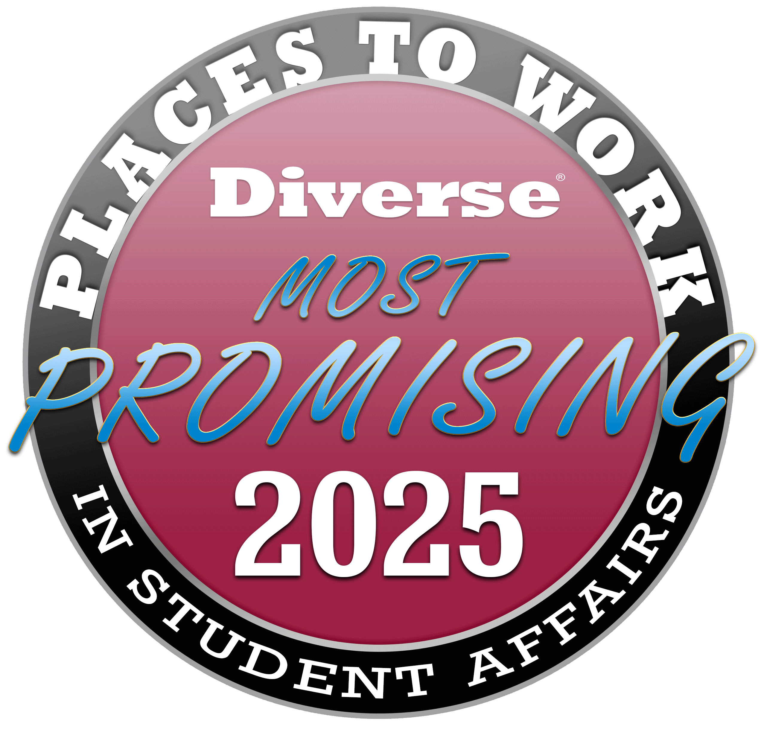 Most Promising Places to Work In Student Affairs 2025 badge