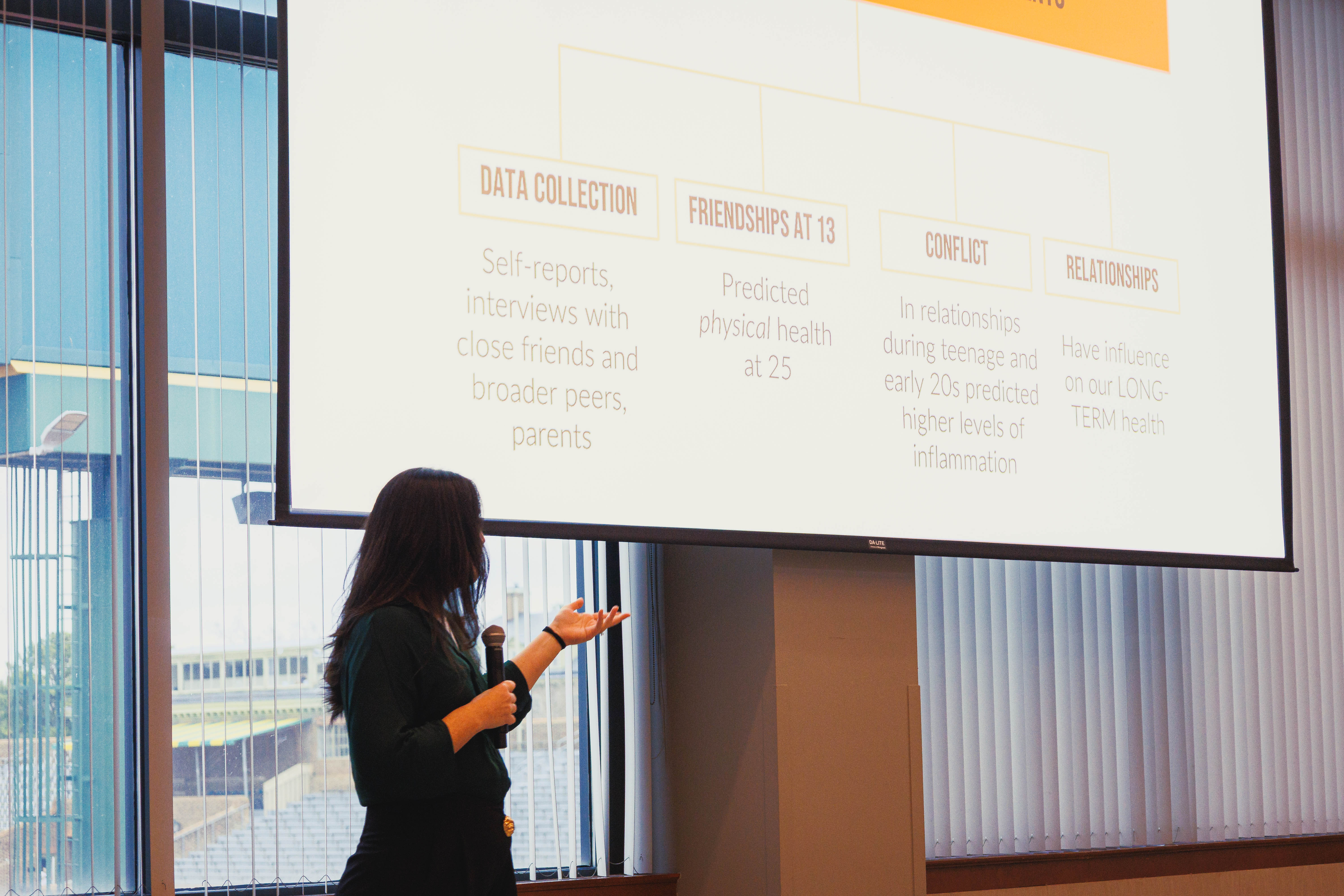 Dr. Alison Nagel, Program Director of The Connection Project at the University of Virginia, leads a session on research-based approaches to strengthening student connection and belonging. Photo by Nate Boyle '27