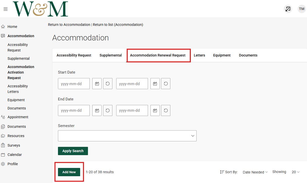 Accommodation Activation Step 3