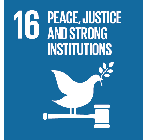 16: Peace, Justice and Strong Institutions