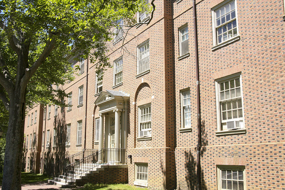 Landrum Hall shown from the front