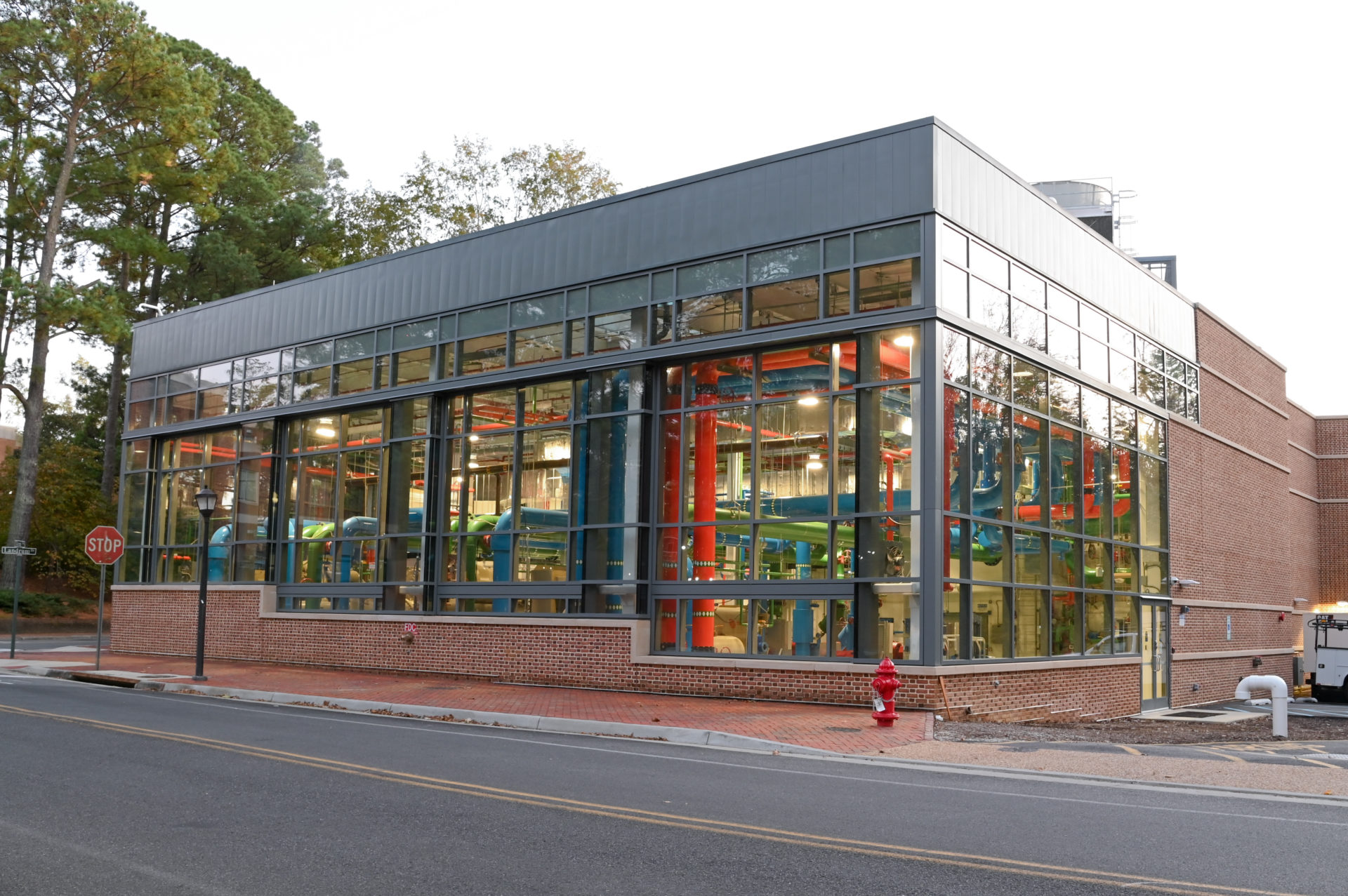 West Utility Plant shown from the street