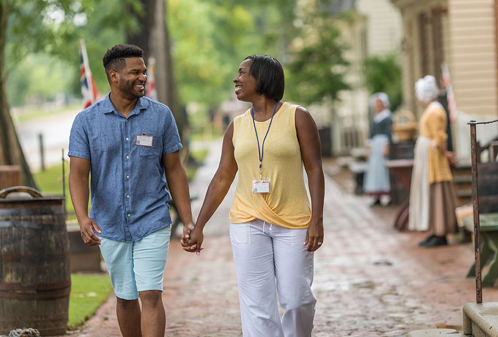 Colonial Williamsburg, adjacent to campus, is the largest outdoor educational living museum in the country