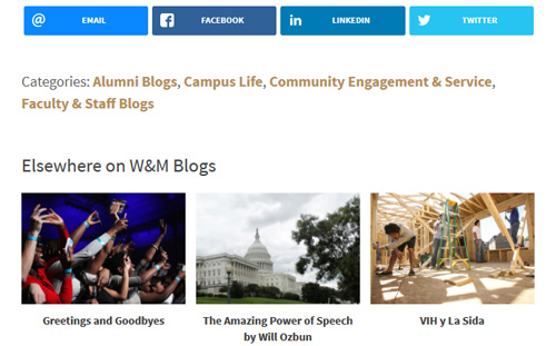 W&M Blogs