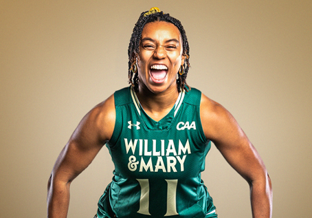 A sporty action photo of Nyla Pollard.