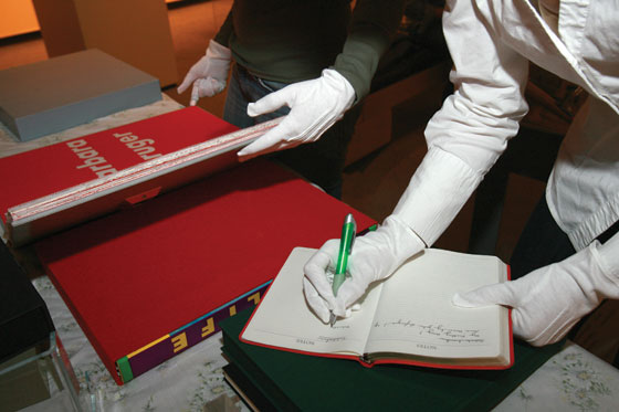 The white glove treatment