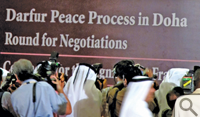 Doha: Aiding the Darfur peace negotiations.