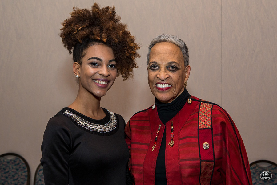 Dr. Johnnetta B. Cole with Niya