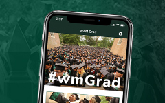 W&M Grad screen on W&M Mobile app