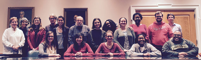 Fall 2014 Class Photo from Memorializing the Enslaved of William & Mary