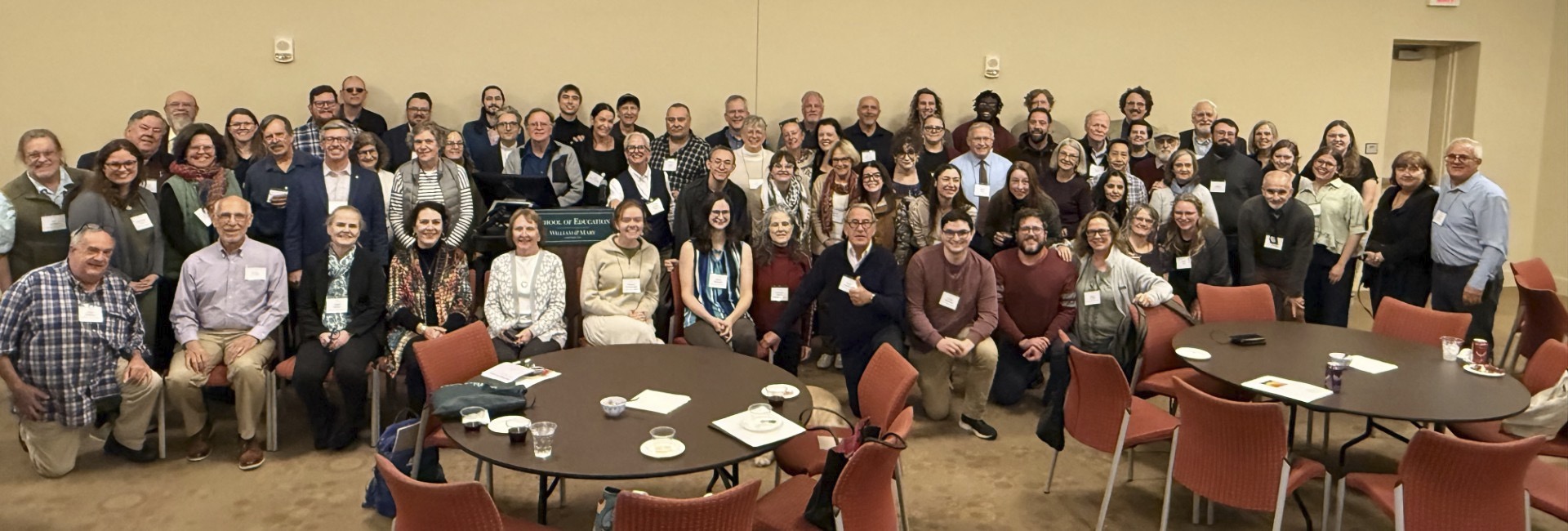 Attendees of the Institute for Pilgrimage Studies' 2025 Symposium, "Changing Meanings of Pilgrimage: Contested Definitions, Competing Perspectives"