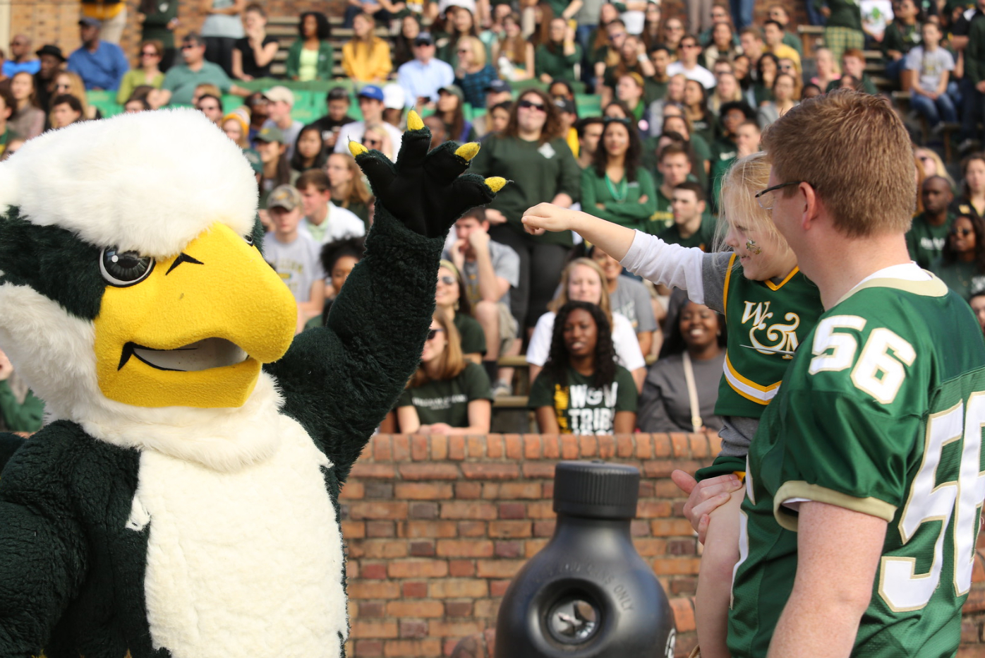 griffin_cheers_on_team_high_five